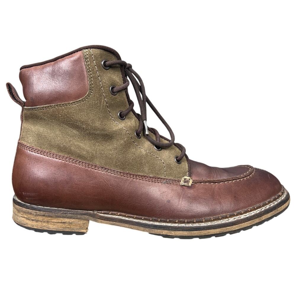 Vintage Armani Jeans Stivaletti Uomo Brown Field Chukka Boot Size 44 US 11